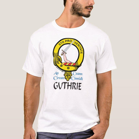 Guthrie Scottish Clan Crest Full T-Shirt, Family Crest Shirt