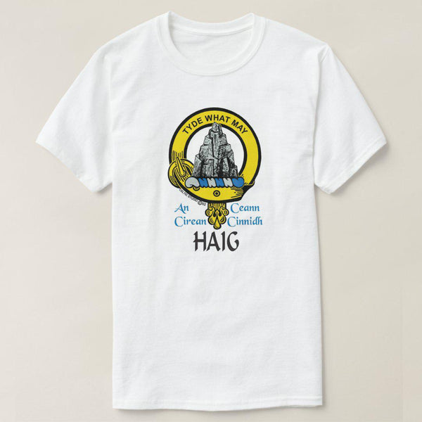 Haig Scottish Clan Crest Full T-Shirt, Family Crest Shirt