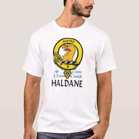 Haldane Scottish Clan Crest Full T-Shirt, Family Crest Shirt