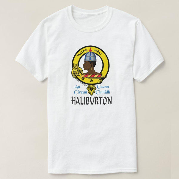 Haliburton Scottish Clan Crest Full T-Shirt, Family Crest Shirt