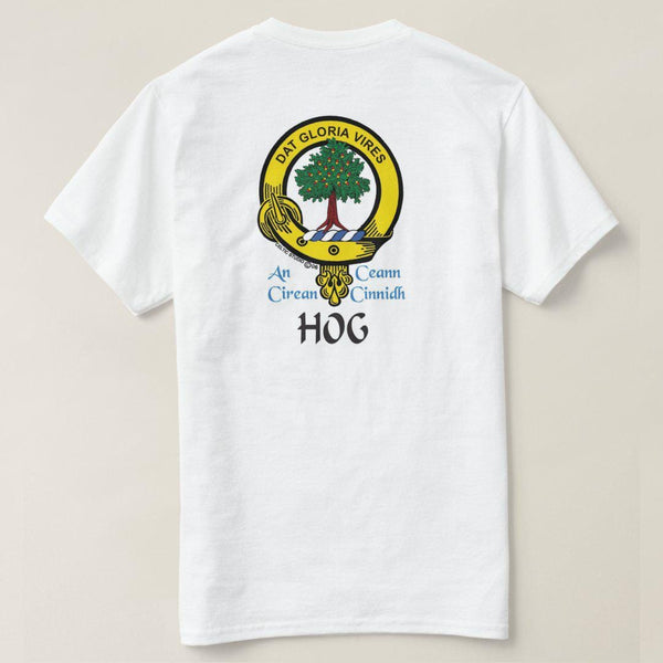 Hog Scottish Clan Crest Full T-Shirt, Family Crest Shirt
