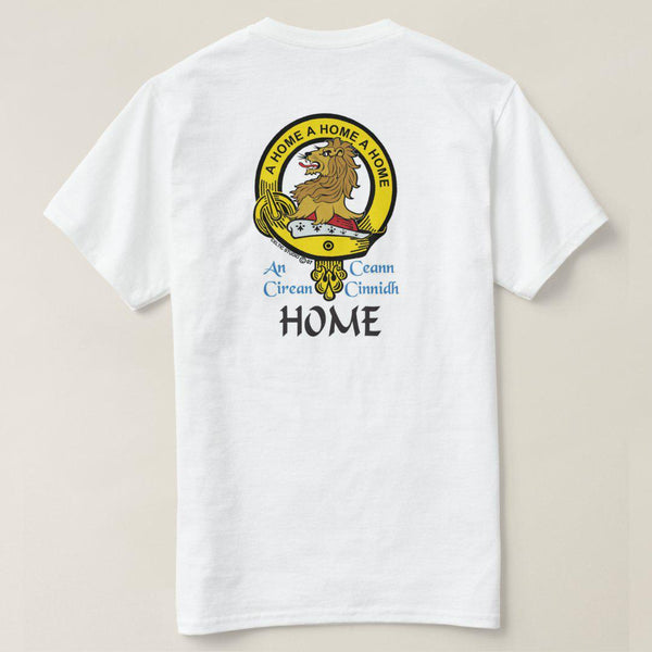 Home Scottish Clan Crest Full T-Shirt, Family Crest Shirt