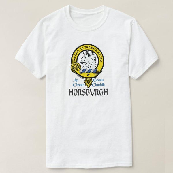 Horsburgh Scottish Clan Crest Full T-Shirt, Family Crest Shirt