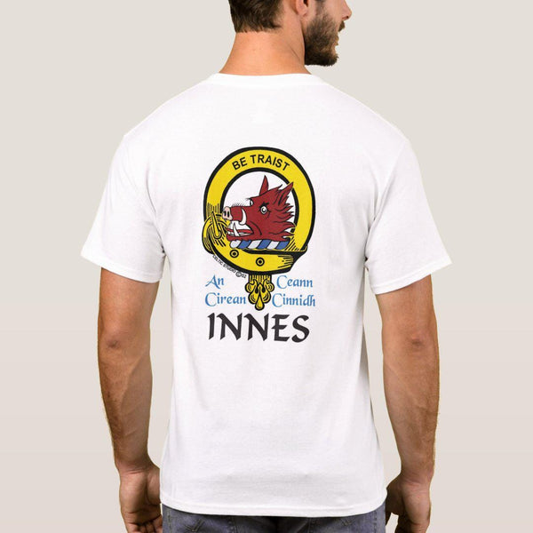 Innes Scottish Clan Crest Full T-Shirt, Family Crest Shirt