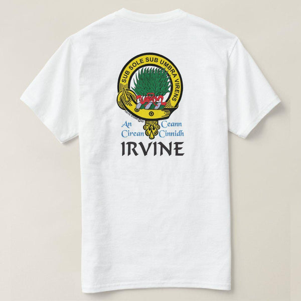 Irvine Scottish Clan Crest Full T-Shirt, Family Crest Shirt