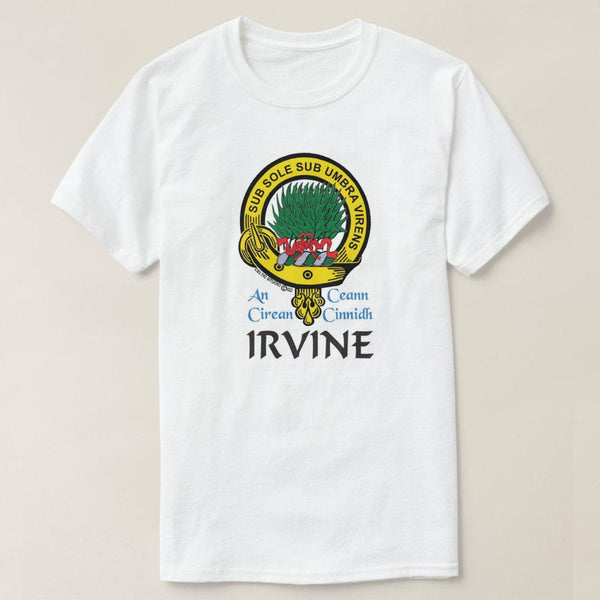 Irvine Scottish Clan Crest Full T-Shirt, Family Crest Shirt