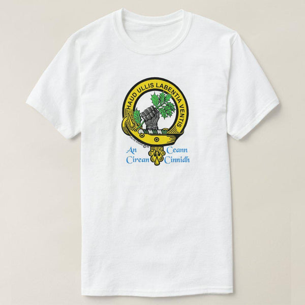 Irvine Bonshaw Scottish Clan Crest Full T-Shirt, Family Crest Shirt