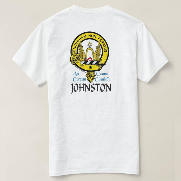 Johnston Scottish Clan Crest Full T-Shirt, Family Crest Shirt
