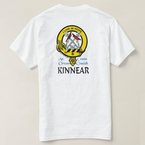Kinnear Scottish Clan Crest Full T-Shirt, Family Crest Shirt