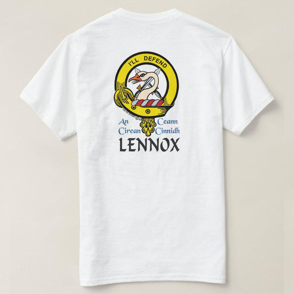 Lennox Scottish Clan Crest Full T-Shirt, Family Crest Shirt
