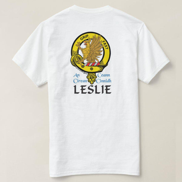 Leslie Scottish Clan Crest Full T-Shirt, Family Crest Shirt