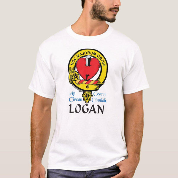 Logan Scottish Clan Crest Full T-Shirt, Family Crest Shirt