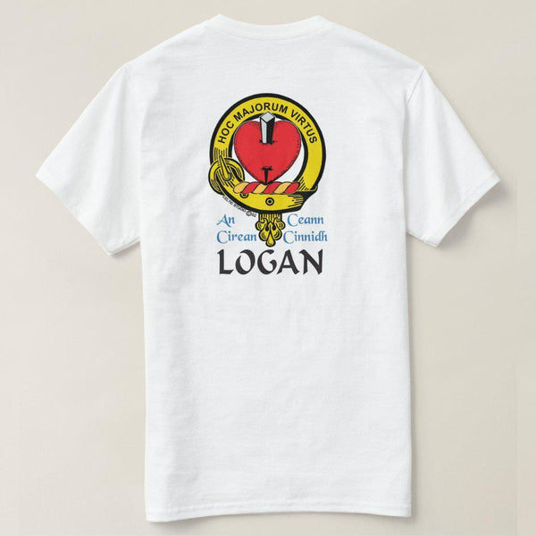 Logan Scottish Clan Crest Full T-Shirt, Family Crest Shirt