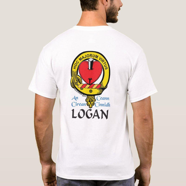 Logan Scottish Clan Crest Full T-Shirt, Family Crest Shirt