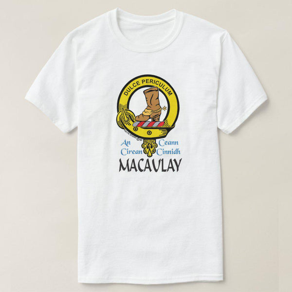 MacAulay Scottish Clan Crest Full T-Shirt, Family Crest Shirt