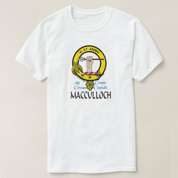 MacCulloch Scottish Clan Crest Full T-Shirt, Family Crest Shirt
