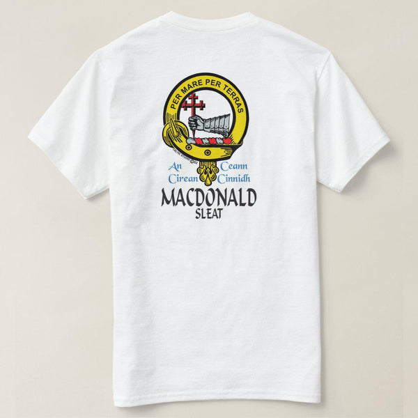 MacDonald Sleat Scottish Clan Crest Full T-Shirt, Family Crest Shirt