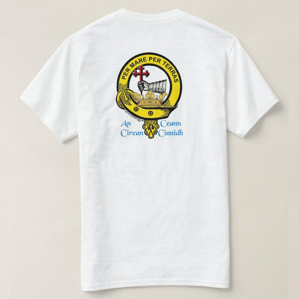 MacDonald Scottish Clan Crest Full T-Shirt, Family Crest Shirt