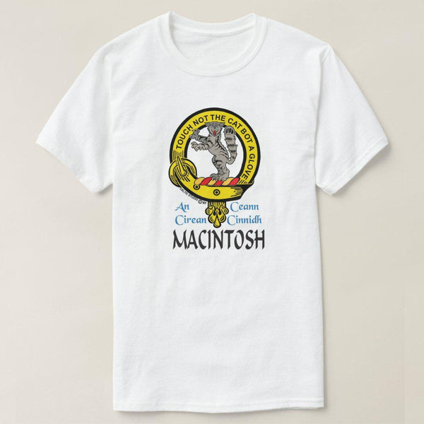 MacIntosh Scottish Clan Crest Full T-Shirt, Family Crest Shirt