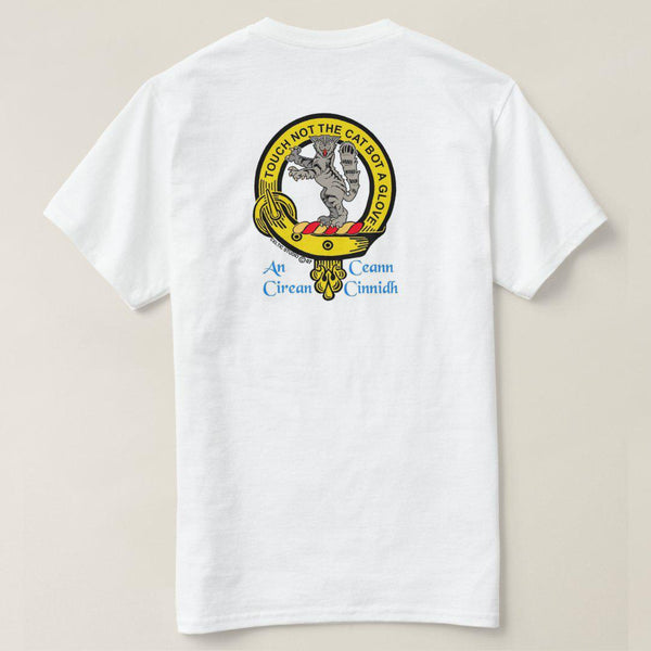 MacIntosh Scottish Clan Crest Full T-Shirt, Family Crest Shirt