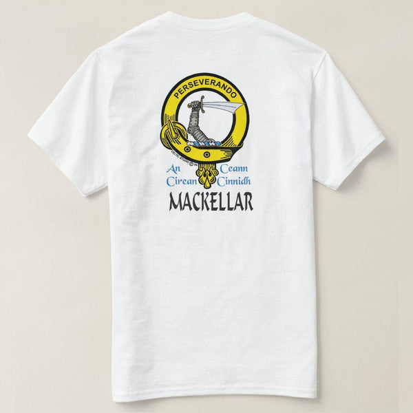 MacKellar Scottish Clan Crest Full T-Shirt, Family Crest Shirt