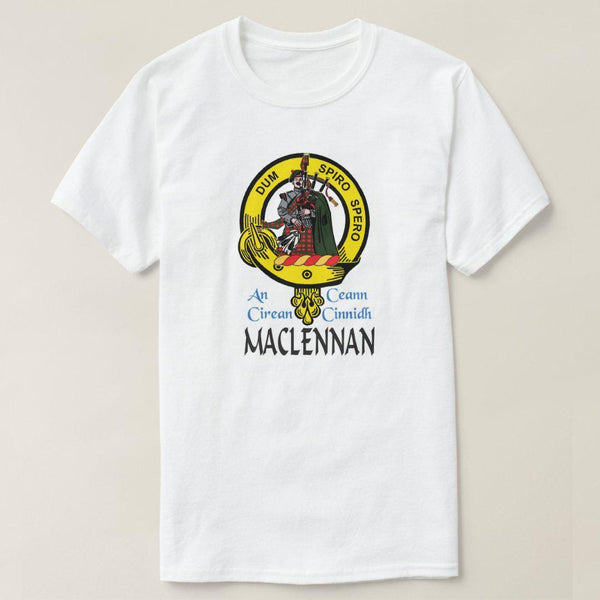 MacLennan Scottish Clan Crest Full T-Shirt, Family Crest Shirt