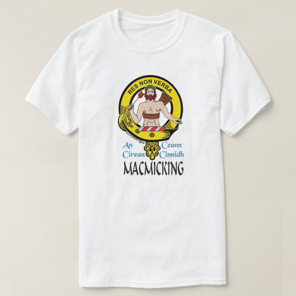 MacMicking Scottish Clan Crest Full T-Shirt, Family Crest Shirt