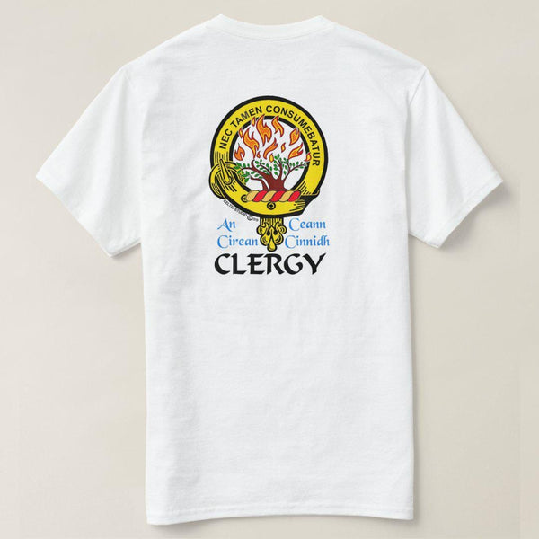 Clergy Scottish Clan Crest Full T-Shirt, Family Crest Shirt