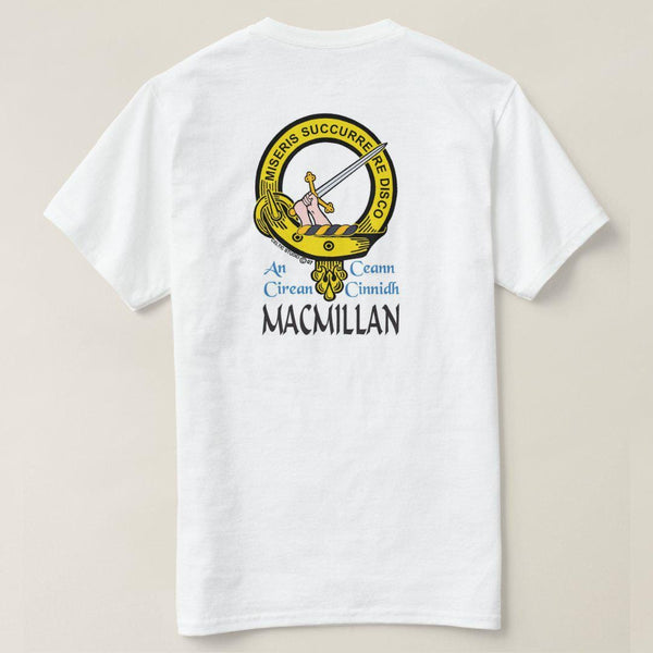 MacMillan Scottish Clan Crest Full T-Shirt, Family Crest Shirt