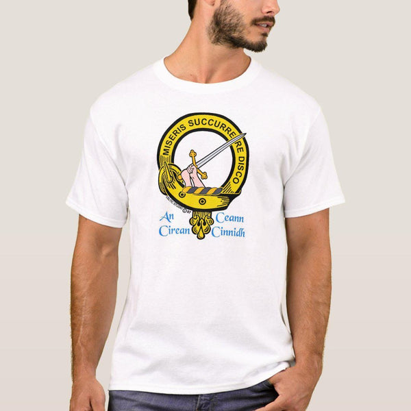 MacMillan Scottish Clan Crest Full T-Shirt, Family Crest Shirt