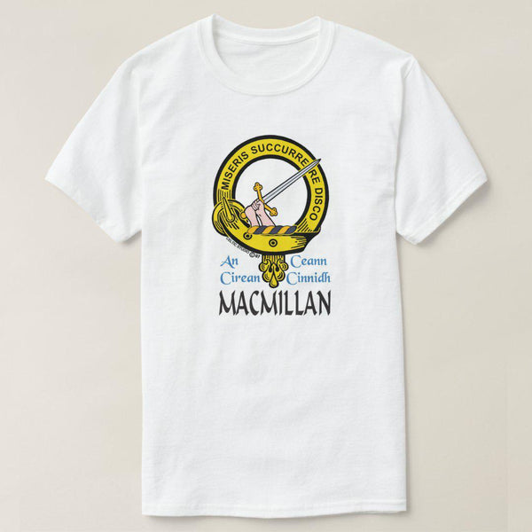MacMillan Scottish Clan Crest Full T-Shirt, Family Crest Shirt