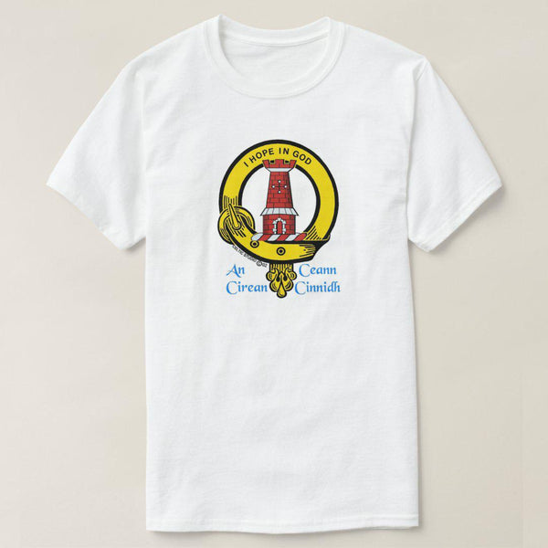 MacNaughton Scottish Clan Crest Full T-Shirt, Family Crest Shirt