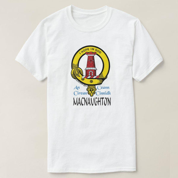 MacNaughton Scottish Clan Crest Full T-Shirt, Family Crest Shirt