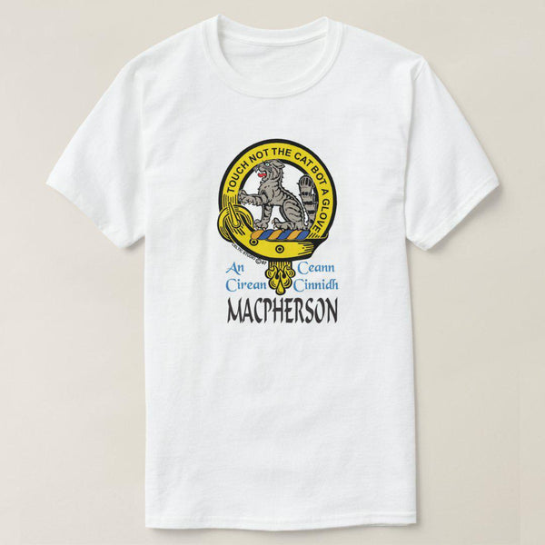 MacPherson Scottish Clan Crest Full T-Shirt, Family Crest Shirt