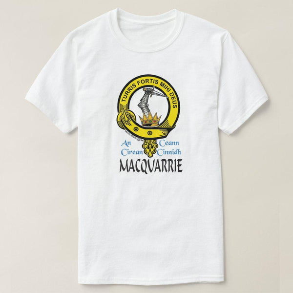 MacQuarrie Scottish Clan Crest Full T-Shirt, Family Crest Shirt