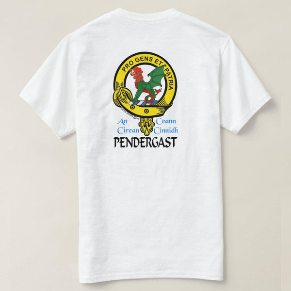 Pendergast Scottish Clan Crest Full T-Shirt, Family Crest Shirt
