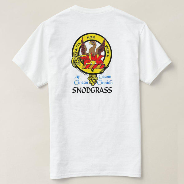Snodgrass Scottish Clan Crest Full T-Shirt, Family Crest Shirt