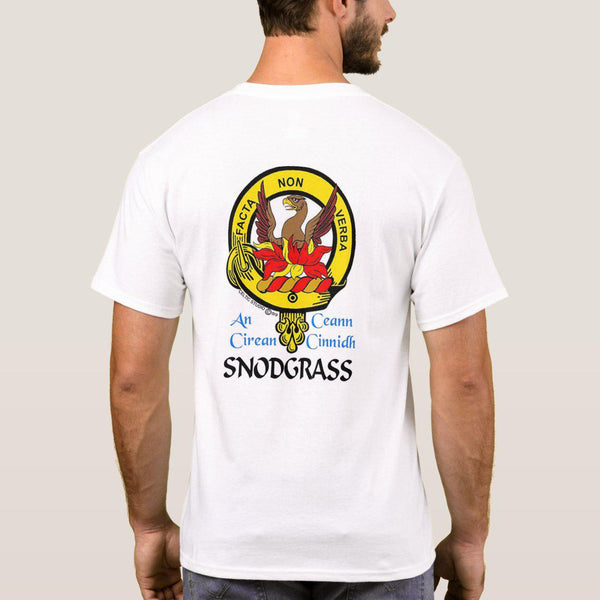 Snodgrass Scottish Clan Crest Full T-Shirt, Family Crest Shirt