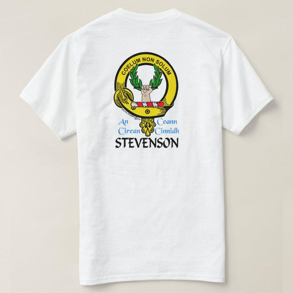 Stevenson Scottish Clan Crest Full T-Shirt, Family Crest Shirt
