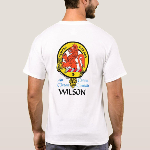 Wilson (Lion) Scottish Clan Crest Full T-Shirt, Family Crest Shirt