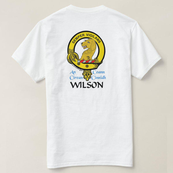 Wilson Scottish Clan Crest Full T-Shirt, Family Crest Shirt