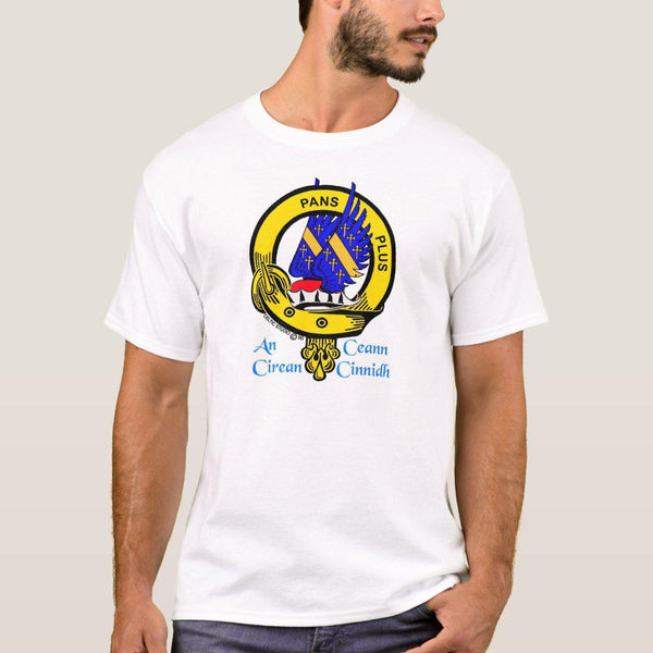 Marr Scottish Clan Crest Full T-Shirt, Family Crest Shirt
