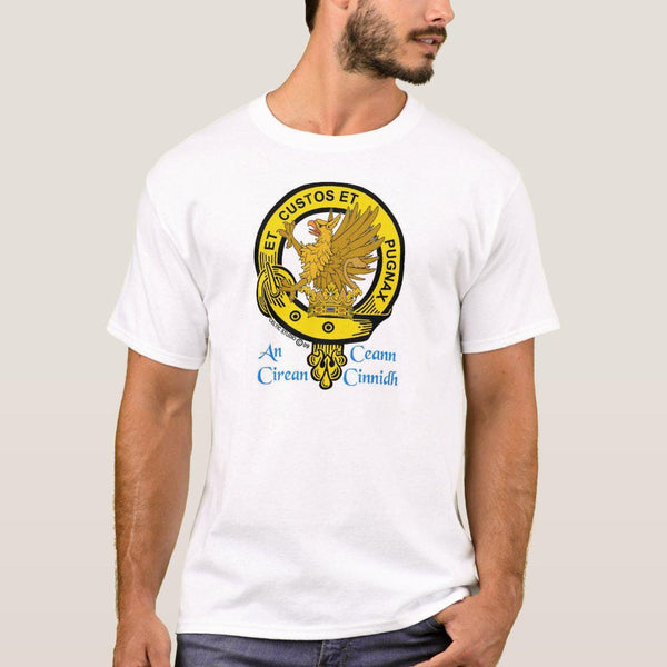 Marjoribanks Scottish Clan Crest Full T-Shirt, Family Crest Shirt