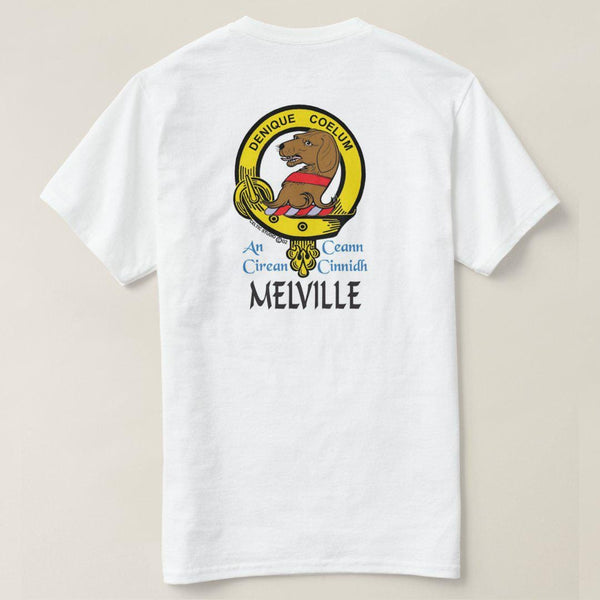 Melville Scottish Clan Crest Full T-Shirt, Family Crest Shirt