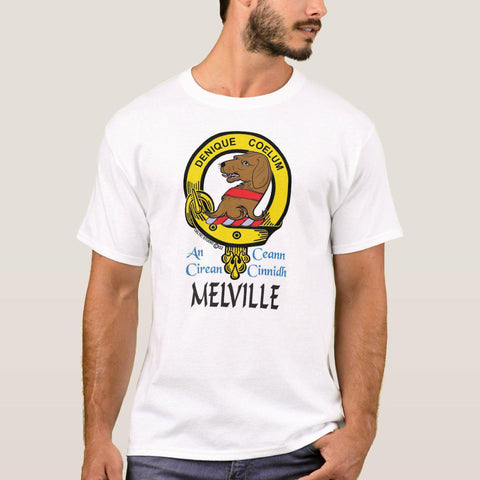 Melville Scottish Clan Crest Full T-Shirt, Family Crest Shirt