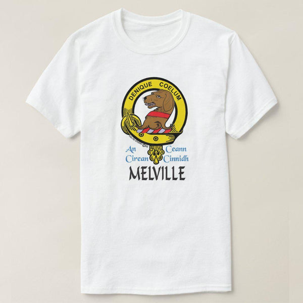 Melville Scottish Clan Crest Full T-Shirt, Family Crest Shirt