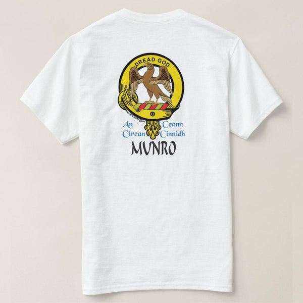 Munro Scottish Clan Crest Full T-Shirt, Family Crest Shirt