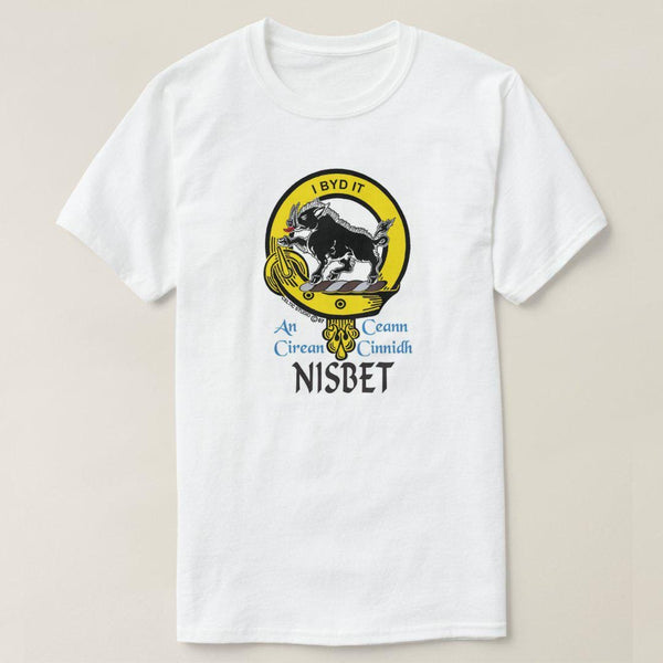 Nisbet Scottish Clan Crest Full T-Shirt, Family Crest Shirt
