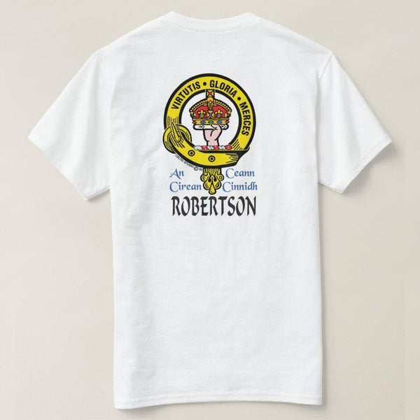 Robertson Scottish Clan Crest Full T-Shirt, Family Crest Shirt