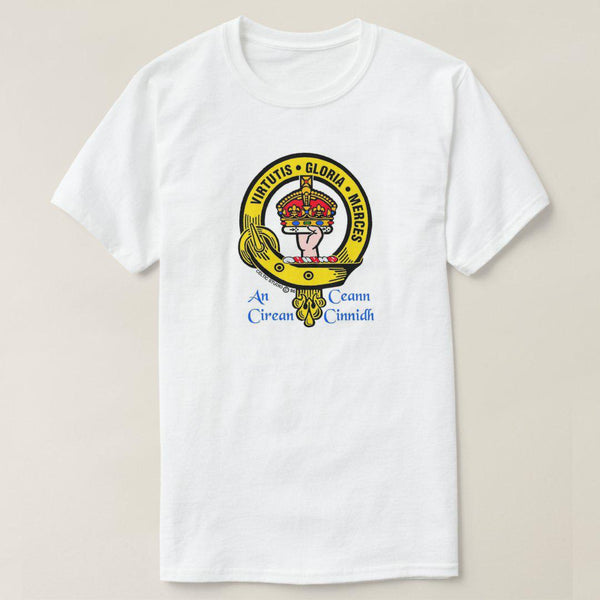 Robertson Scottish Clan Crest Full T-Shirt, Family Crest Shirt
